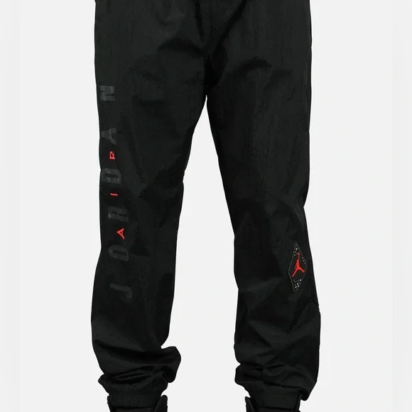 ☆超希少　90s NIKE JORDAN nylon pants Rare VTG AIR JORDAN Spell Out Basketball Wings Color Block